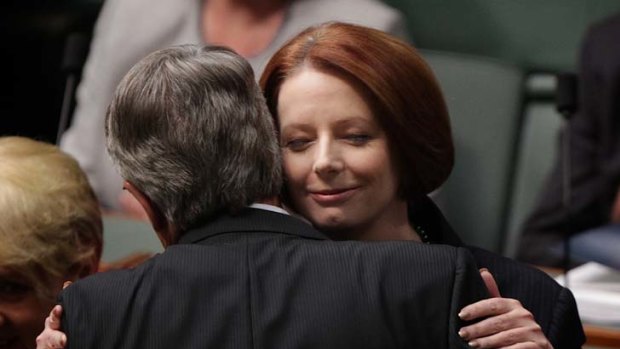 Spreading the love ... political considerations were at the front, centre and rear of Swan's mind in shaping a budget that tries to kickstart recovery in the government's woeful public standing.