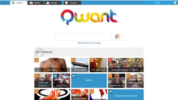 Privacy first: Paris-based search company Qwant.