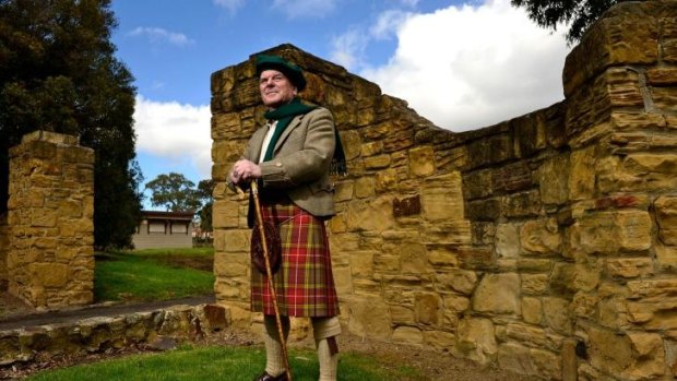 Bill Gibson, owner of the House of Scotland gift shop in Balwyn, is against independence.