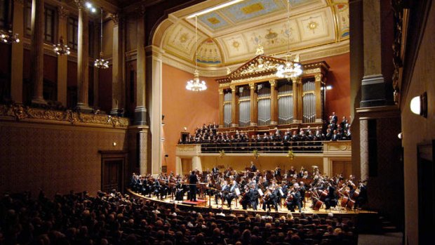 We call it home: The Czech Philharmonic Orchestra at the grand Rudolfinium, in the city's old town hall.
