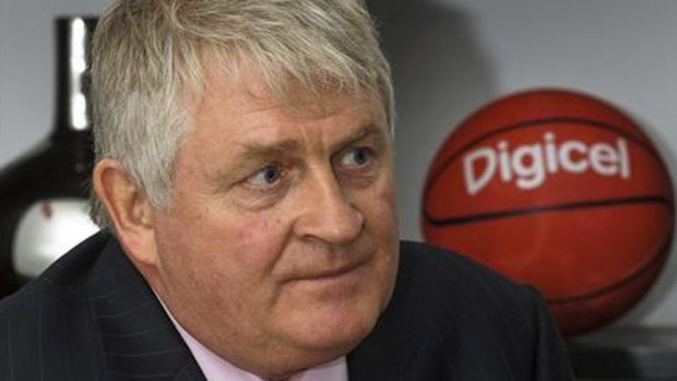 Digicel Chairman Denis O'Brien at the company's headquarters in Port-au-Prince.