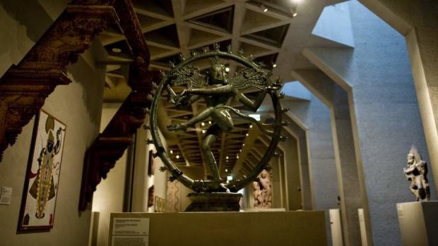 The Dancing Shiva statue in the National Gallery of Australia earlier this month.