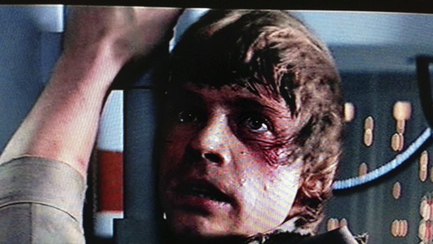Search your feelings: Luke Skywalker hears the bad news in The Empire Strikes Back.