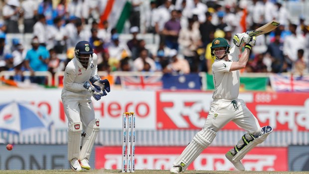 Overachiever: Steve Smith's extended knock was one of true significance.