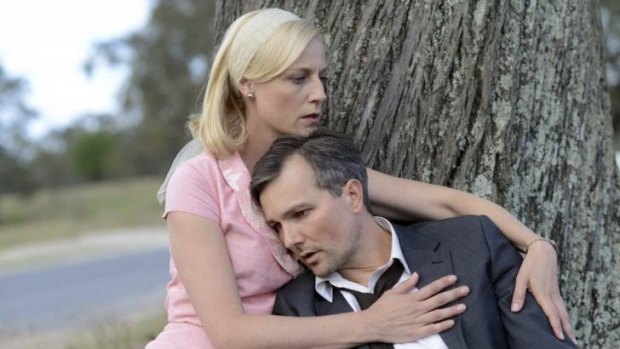Abrupt end: Marta Dusseldorp with Craig Hall on Seven's A Place to Call Home.   