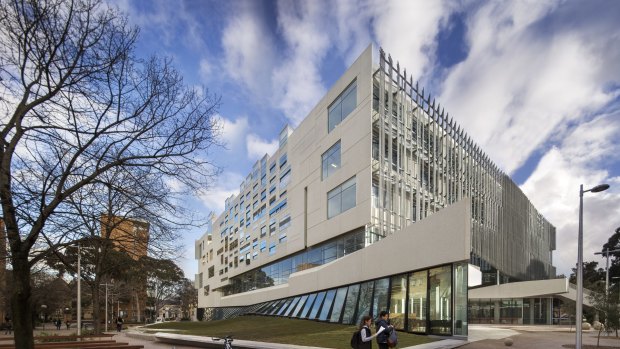 The University of Melbourne's new academic building, the Melbourne School of Design (MSD), designed by Melbourne architect John Wardle and Boston-based architect Nader Tehrani.