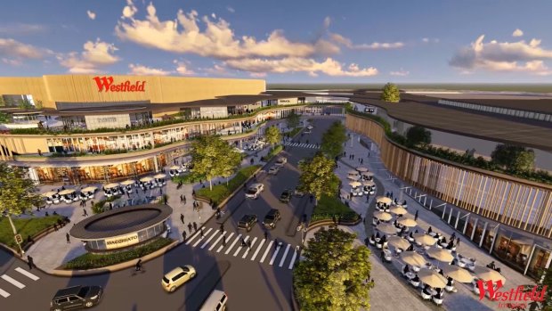An artist's impression of what the new Innaloo shopping complex would look like.
