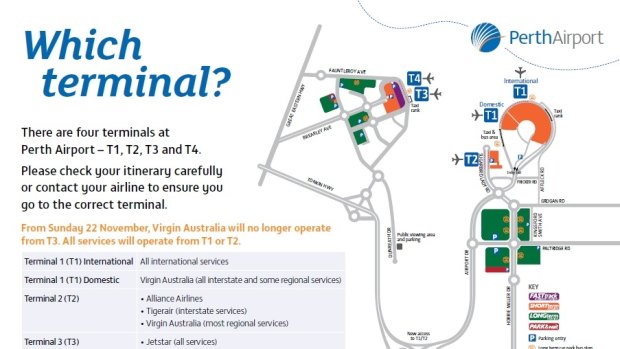 Virgin Australia's new terminal next to Perth's international airport will open on Sunday. 