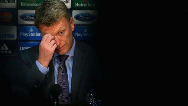 Out of his depth: former Manchester United manager David Moyes.