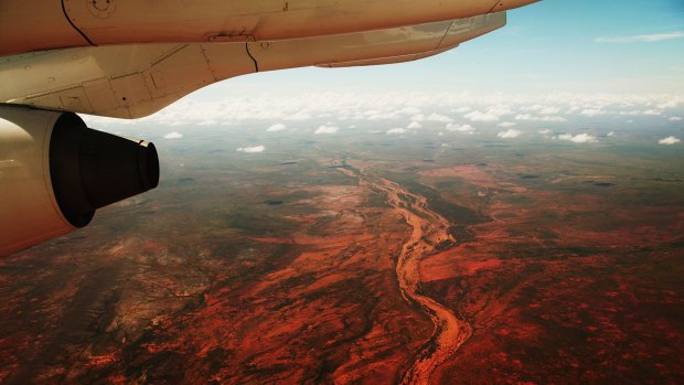 The Pilbara from above.