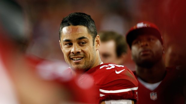 Hurdle: Jarryd Hayne has been left out of Fiji's initial London Sevens squad.