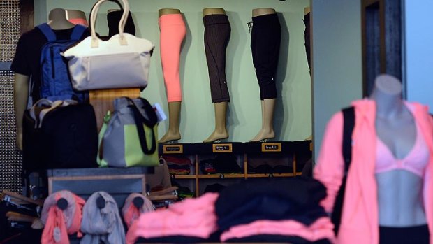 Lululemon ... pulling from its store shelves about 17 per cent of the women's black pants made with its signature stretchy "Luon" fabric.