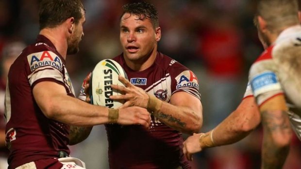 Set to leave: Anthony Watmough of the Sea Eagles.
