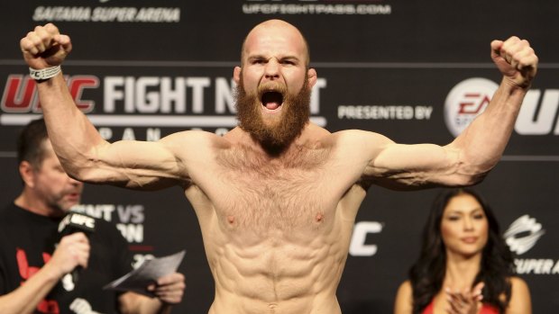 Ready to rumble: Australian UFC fighter Richard Walsh.