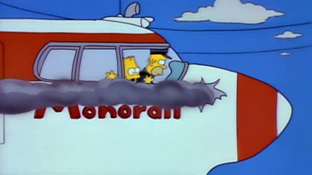 Mono-fail: It didn’t work in Springfield and Sydney’s was scrapped, too, but the Victorian premier says he’ll consider a proposal to run a monorail from Melbourne Airport to the city.
