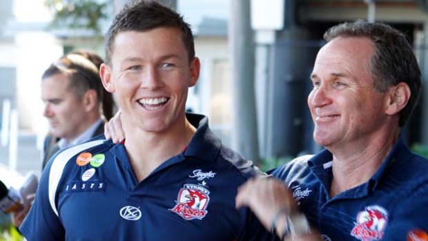 Ups ... Todd Carney has thrived at the Roosters.