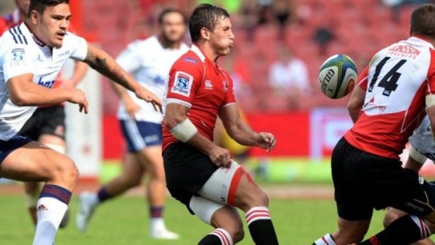 Super boot: Marnitz Boshoff of the Lions.