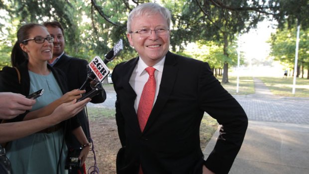 Is Kevin Rudd a realistic chance at the Labor leadership again?