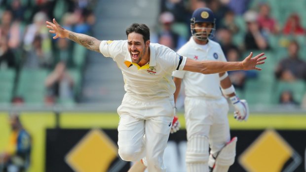 Short and sweet: Mitchell Johnson would like to return to bowling three-over spells.