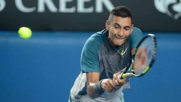 Back on track: Nick Kyrgios is aiming at getting into the French Open for the second time and Wimbledon for the first.