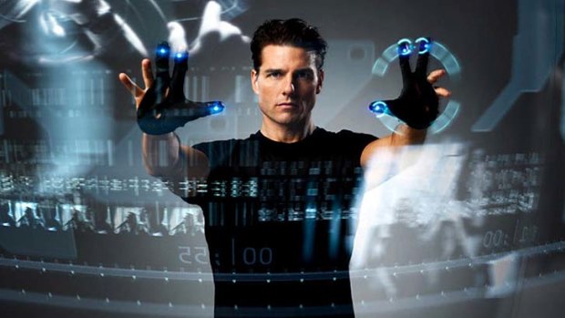 I'll buy that . . . Tom Cruise in the film Minority Report.