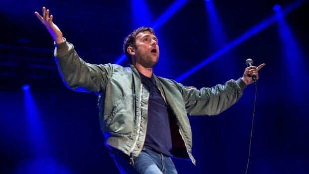 "I'm going to play you another song from <i>The Magic Whip</i>," Blur frontman Damon Albarn told the quietening crowd.
