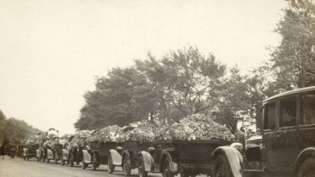 Sir John Monash's state funeral in October 1931.