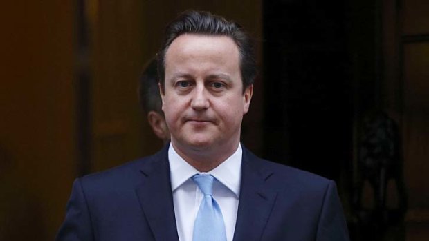 "We're not happy with every aspect [of the EU]" ... British Prime Minister David Cameron.