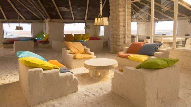 Palacio de Sal, a hotel made of salt.