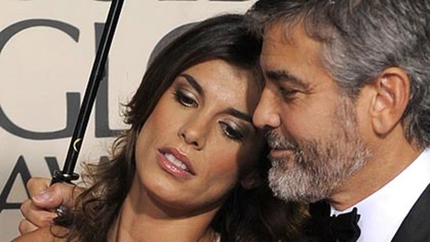 George Clooney and his partner Elisabetta Canalis.