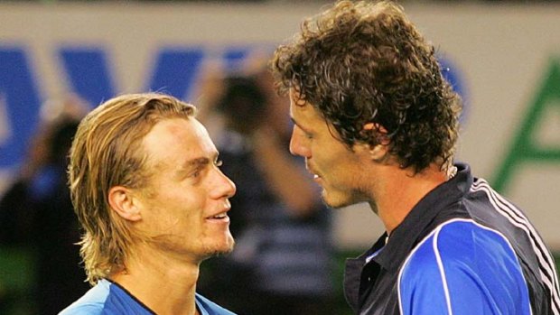 Hewitt v Safin in 2005: for TV, it doesn't get any better than this.
