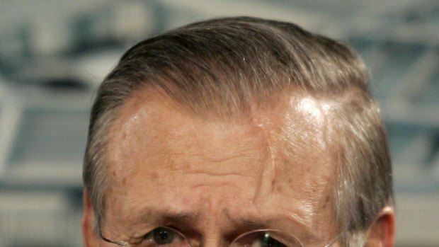 More known, or unknown, unknowns ... Donald Rumsfeld has cancelled his newspaper subscription.