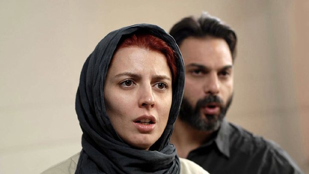 Leila Hatami and Peyman Moaadi star as a couple who decide to split in the Iranian film <i>A Separation</i>.