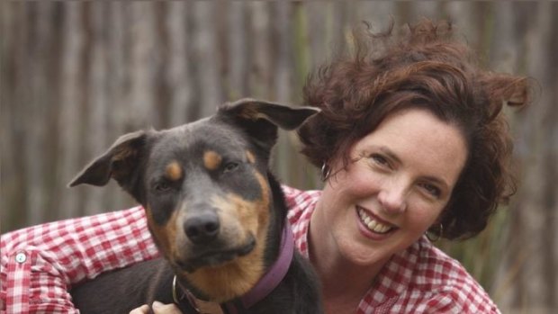 Riffing on fairy tales: Danielle Wood and her dog Scout.
