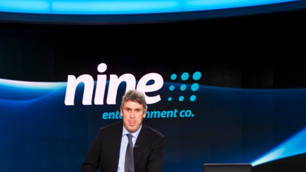 Nine Entertainment shares have plummeted 24.7 per cent since news of the profit downgrade hit the market. 