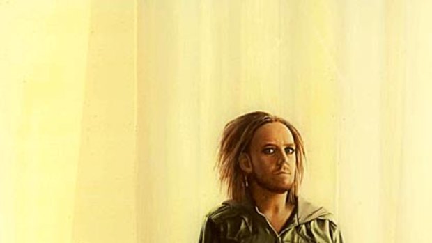 Sam Leach's Archibald Prize-winning portrait of Melbourne comedian Tim Minchin.