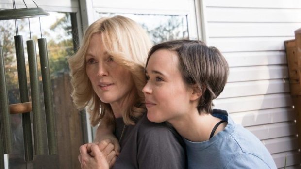 Julianne Moore and Ellen Page struggle for justice in <i>Freeheld</i>.