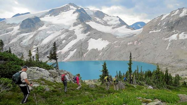 Hiking Bugaboo Provincial Park.