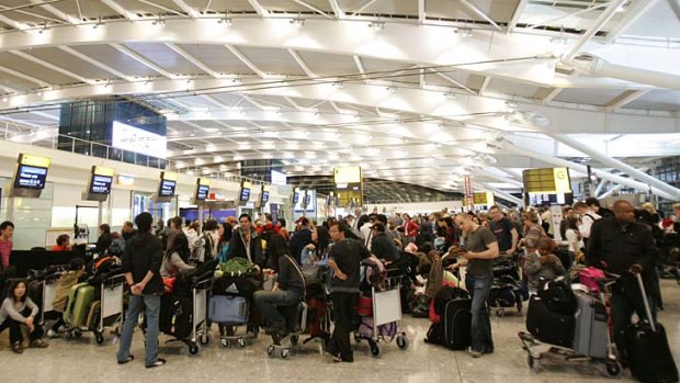 Long haul ... passengers arriving at Heathrow on Wednesday could face 12-hour waits to get through immigration due to a customs strike.