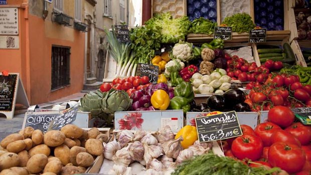 Cook's tour ... market delights in Provence.