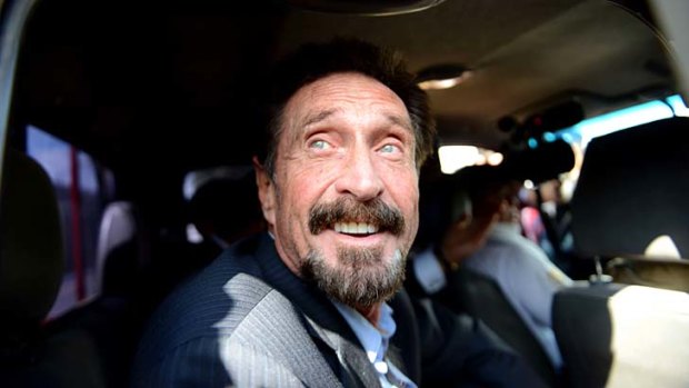 "I'm happy to be going home" ... John McAfee.
