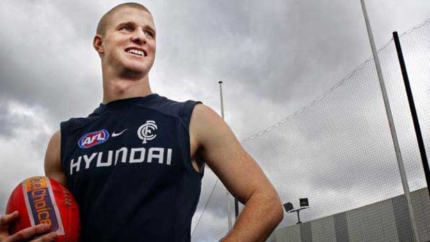 Carlton forward Lachie Henderson is happy to be back in Victoria.