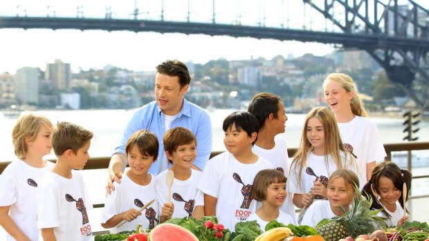 Celebrity chef Jamie Oliver is one of the few celebrities to endorse healthy food and drink.