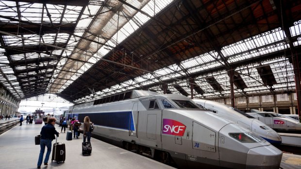 How it should be done: A TGV high-speed train in Paris.