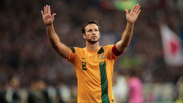 Lucas Neill was on the defensive after his comments earlier in the week.