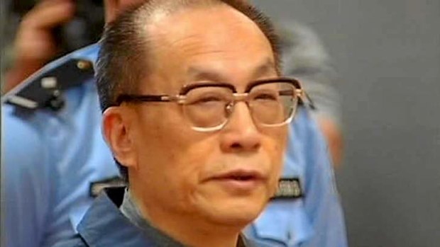 Liu Zhijun in a Beijing court last month.