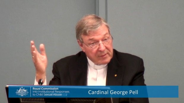 George Pell has been excused from appearing in person.