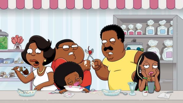 <i>The Cleveland Show</i> is nowhere near as caustic as <i>Family Guy</i>.