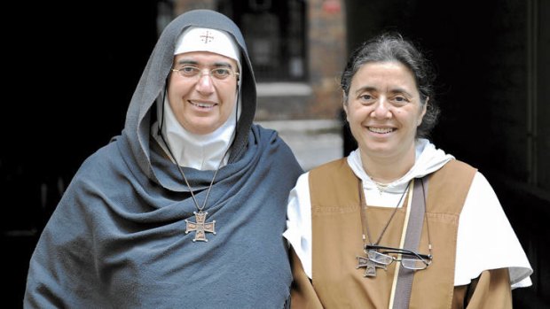 Match made in heaven ... Mother Agnes Mariam and Sister Carmel.