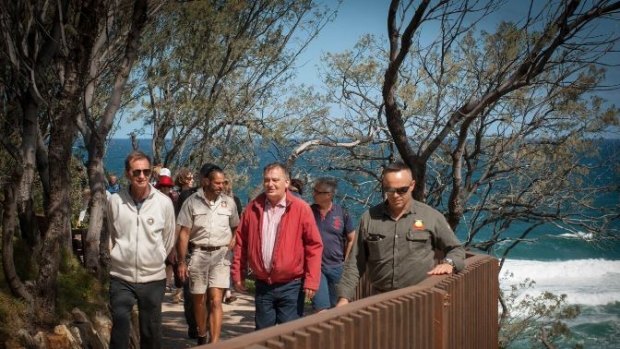 Indigenous rangers will lead tours around Minjerribah, or North Stradbroke Island, like the Point Lookout Gorge. 